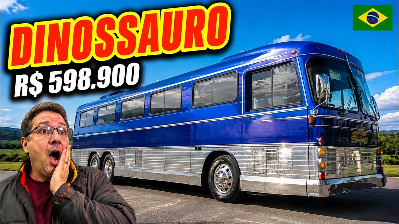 Motorhome Dinossauro 1989 - Flecha Azul - Cometa  -🇧🇷 A VENDA 🇧🇷 - CMA