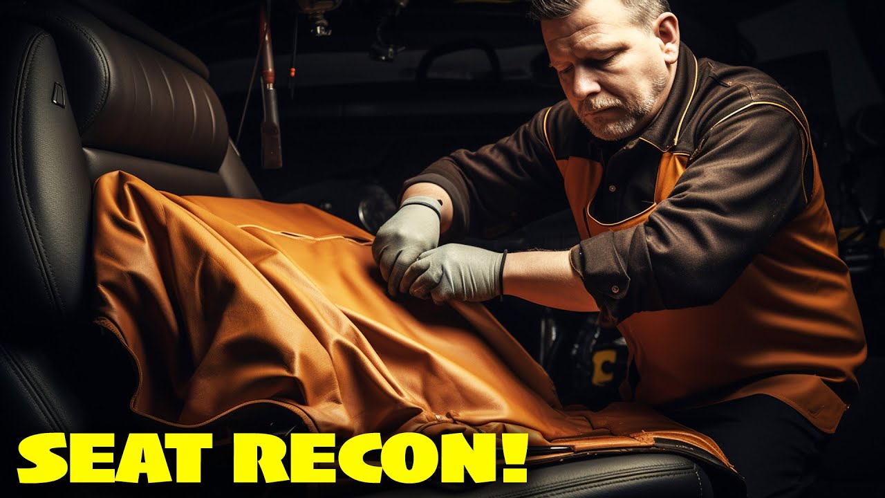Idiot Tries to Restore Leather Seats on a BMW 7 Series E23