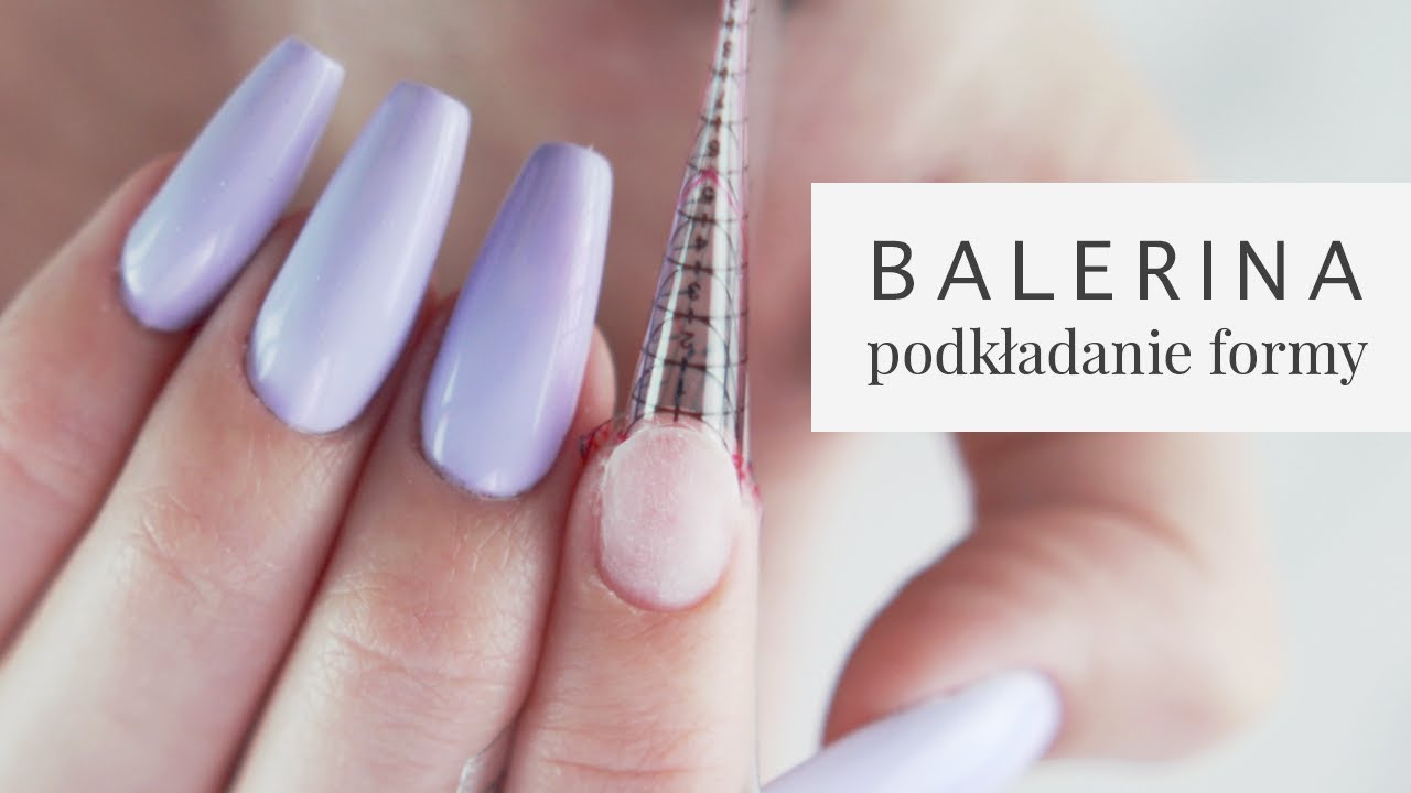 Przedłużanie Paznokci Żelem | Kształt Balerina / Trumienka | Cz. 1: Pokładanie Szablonu