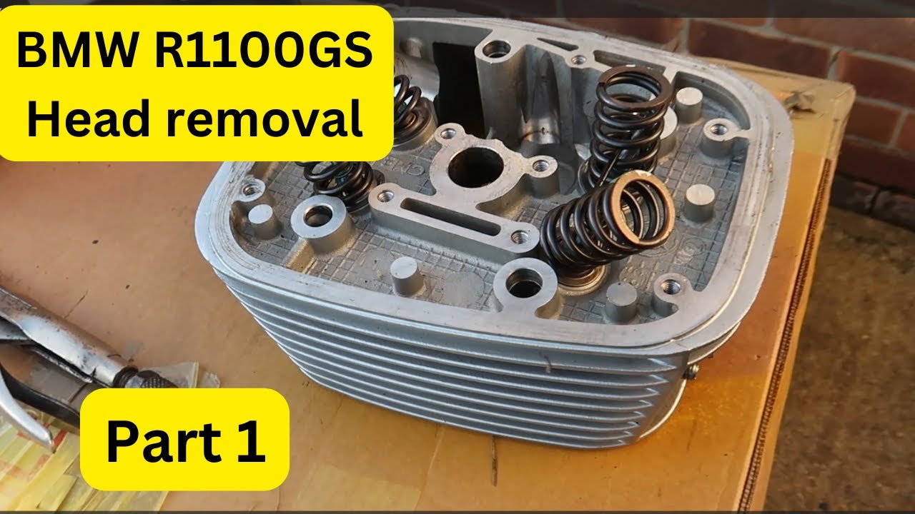 BMW R1100GS head removal Part 1 Project GS continues / 