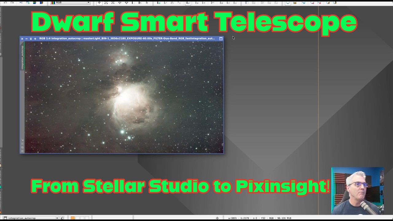 Dwarf 3 | Mini | From Stellar Studio to Pixinsight | Smart Telescope