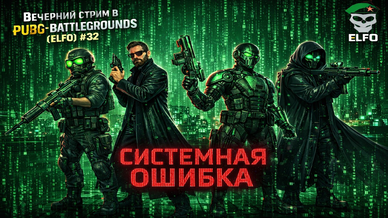Вечерний стрим в PUBG: Battlegrounds | Системная ошибка #32