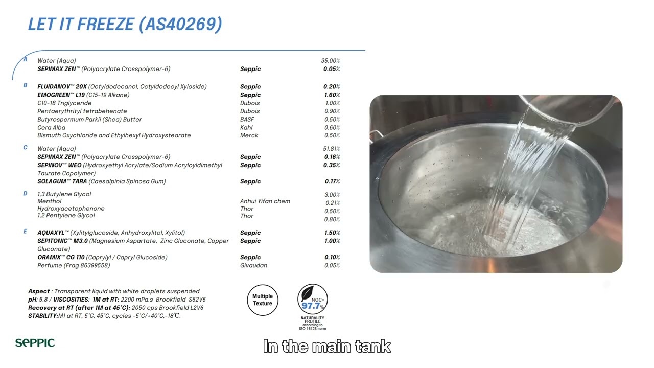AS40269 - Let it freeze - Process video