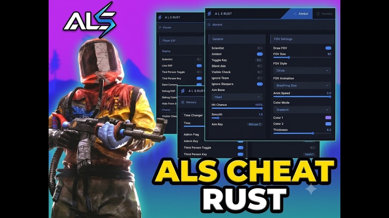 RUST ESP + FLY CAM 2025 | Undetected Cheat Showcase (No Recoil!)