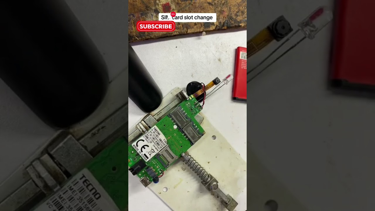 SIM card slot replacement for Tecno T101/how to fix a SIM card slot for Tecno T101