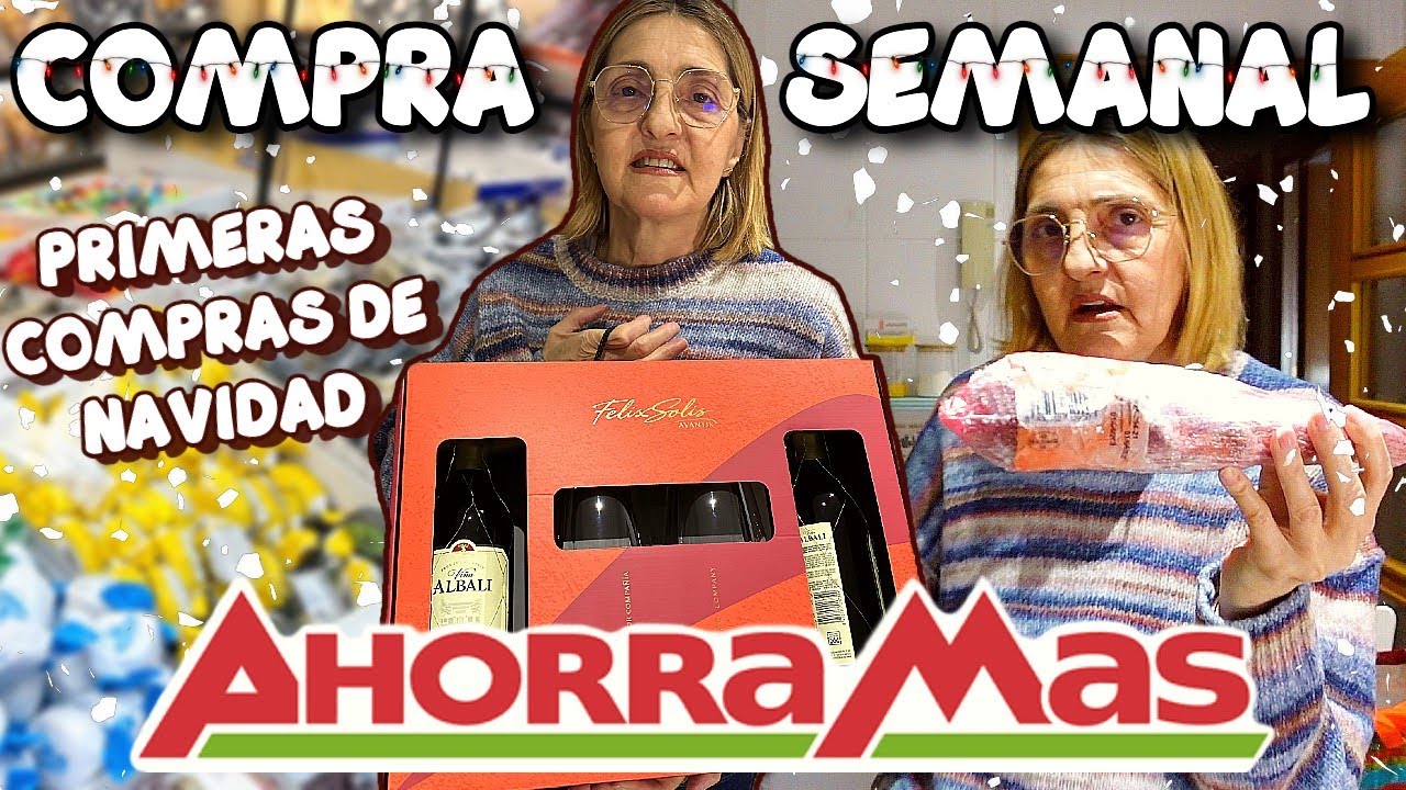 COMPRA SEMANAL: AHORRAMAS 😱💸 MERCADONA es M&Aacute;S BARATO  🛒 COMPRAMOS un BOGAVANTE🎄🦞| LorenaAndCia