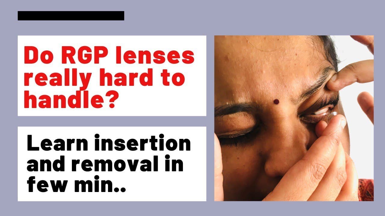 Insertion & Removal of RGP lens I Easy steps to insert and remove lens @optometryreels
