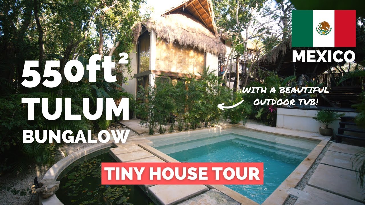 Incredible Tulum Bungalow on Airbnb | Tiny House Tour!