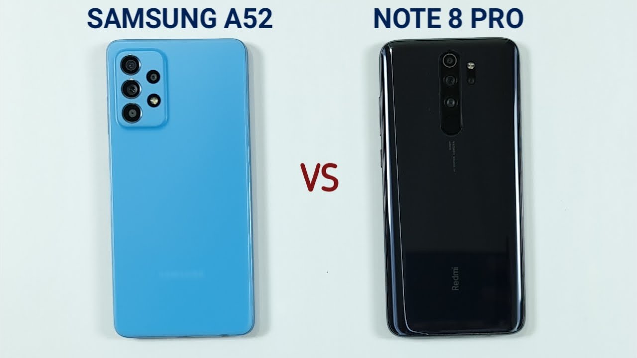 Samsung A52 vs Redmi Note 8 Pro - SPEED TEST