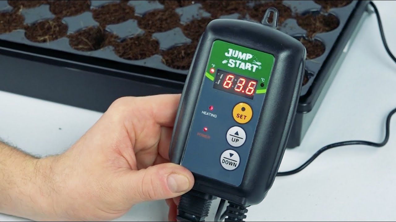 Hydrofarm's Jump Start Digital Heat Mat Thermostat