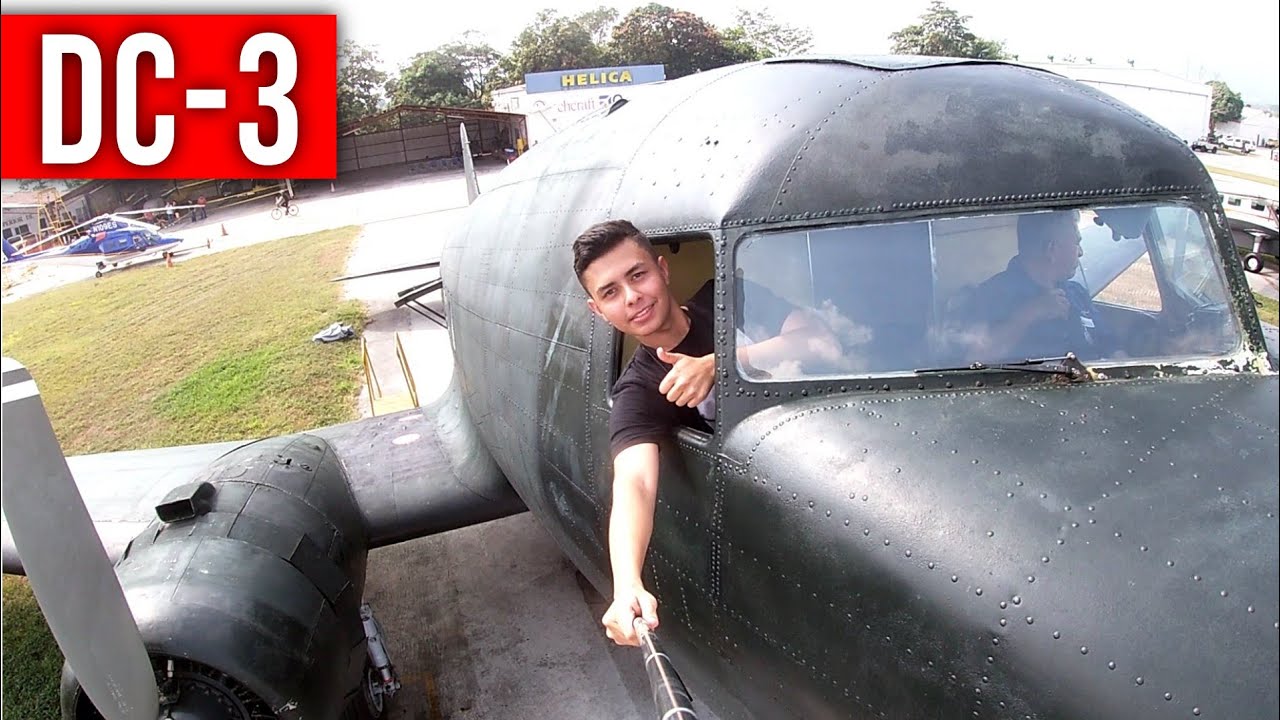 Abordo del DC-3 | UN AVIÓN HISTÓRICO! - Entrevista a Mecánico Aeronáutico. | Pluto, Ilopango Airshow