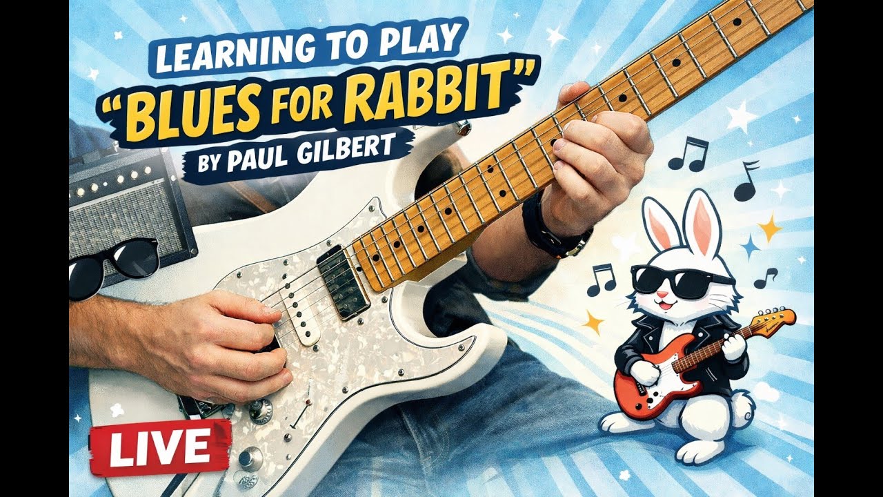 Learning Blues for Rabbit By Paul Gilbert