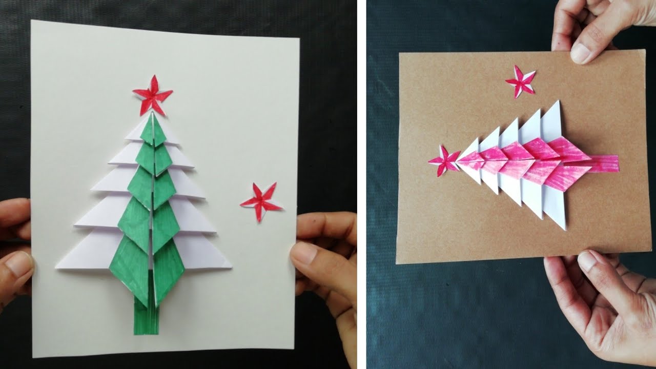 Quick and easy greeting card for kids | paper Hand craft | only 2 mint