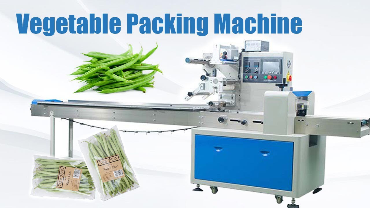 Vegetable Packing Machine for Supermarket & Grocery Store | Horizontal Wrapping Machine