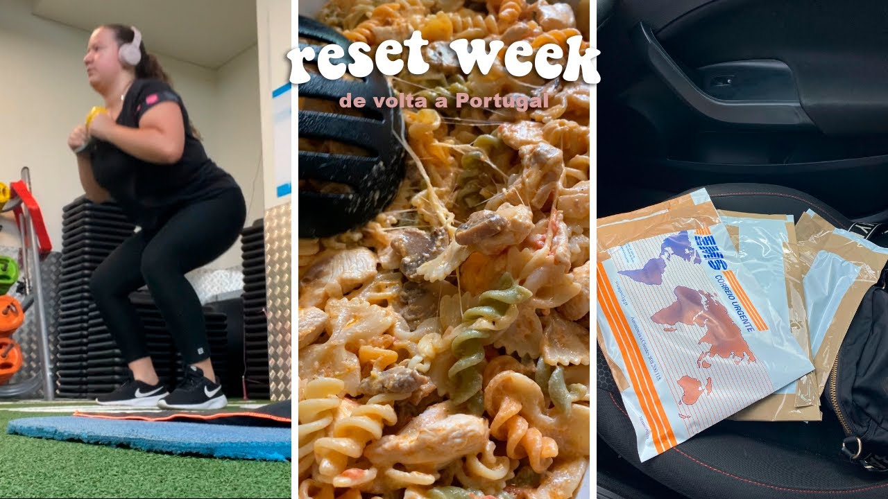 RESET WEEK | limpezas, ginásio, doação e almoços | de volta a Portugal