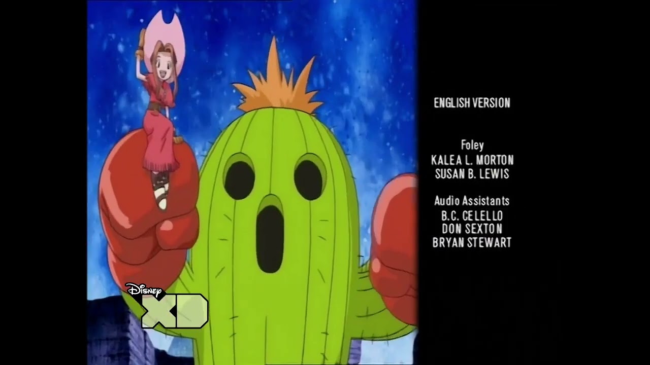 Digimon end credits Disney XD UK 2009