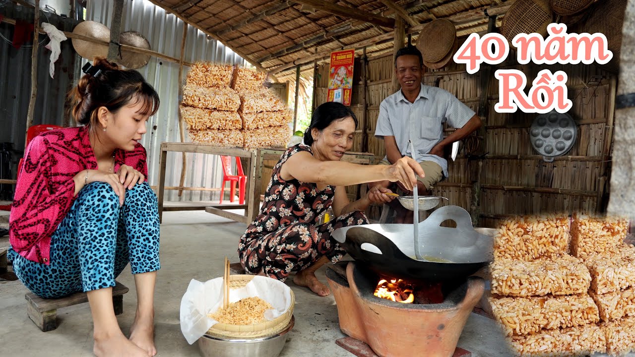 Cơm Khô Ngào Đường Món Ăn Vặt Tuổi Thơ Ít Người Biết -  Món Ăn Ngon Làm Từ Cơm Thừa | KBMQ T169
