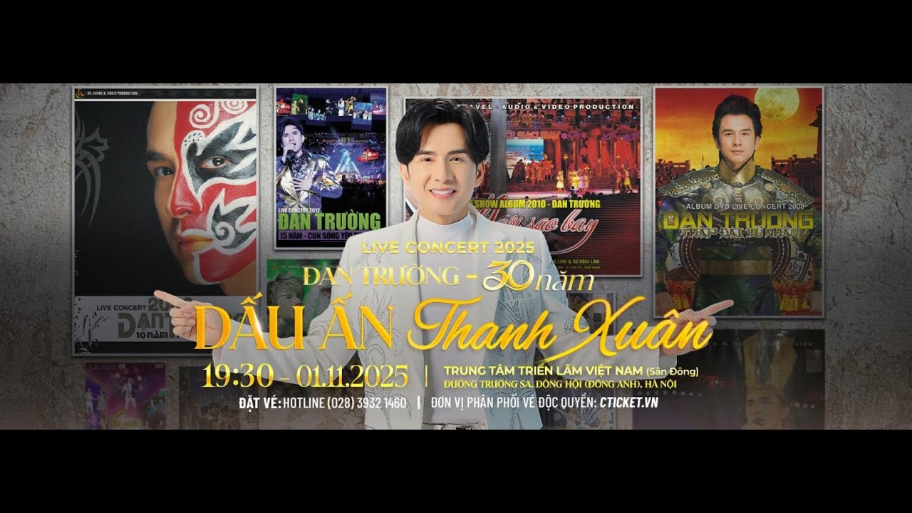 HỌP BÁO  LIVE CONCERT 2025 - ĐAN TRƯỜNG 30 NĂM - DẤU ẤN THANH XUÂN (Phần 2)