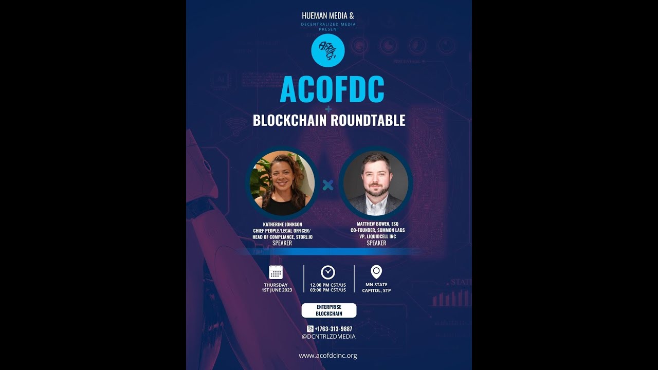 ACOFDC Blockchain Roundtable @ Minnesota State Capital