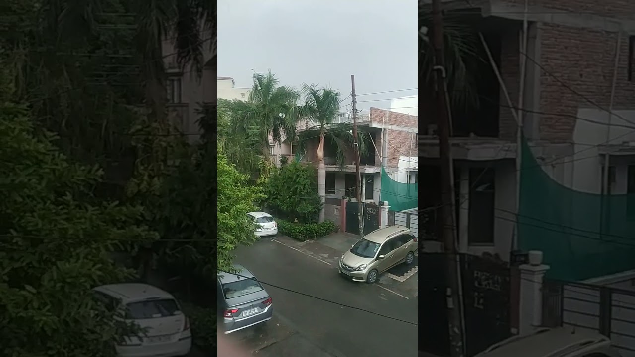 rainstorm in noida sec 23.