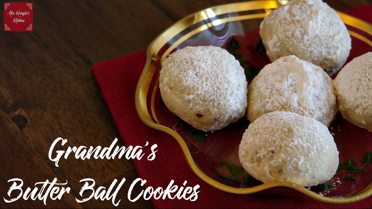 Grandma's Butter Ball Cookies | Mexican Wedding Cookies