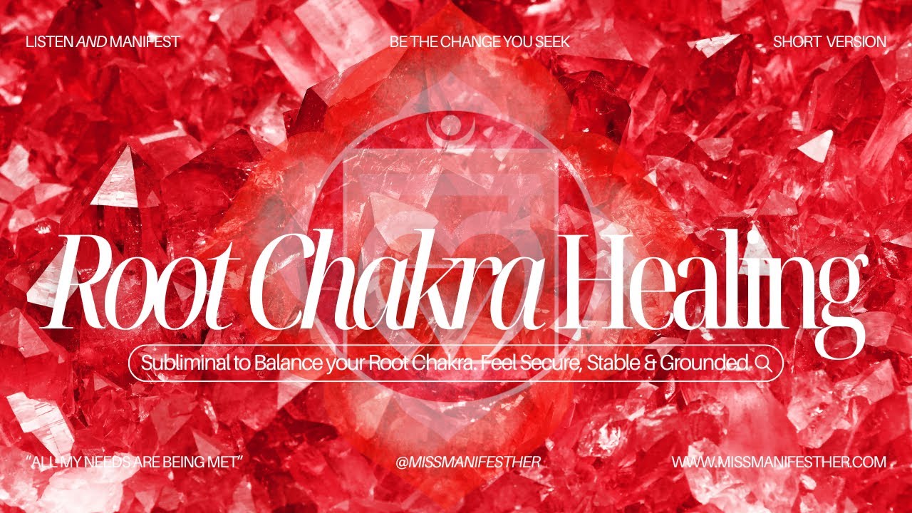 ❤️ ROOT CHAKRA HEALING 🧘‍♂️ Tune-Up Subliminal ✨ Feel Secure Stable + Grounded 🌀 396Hz