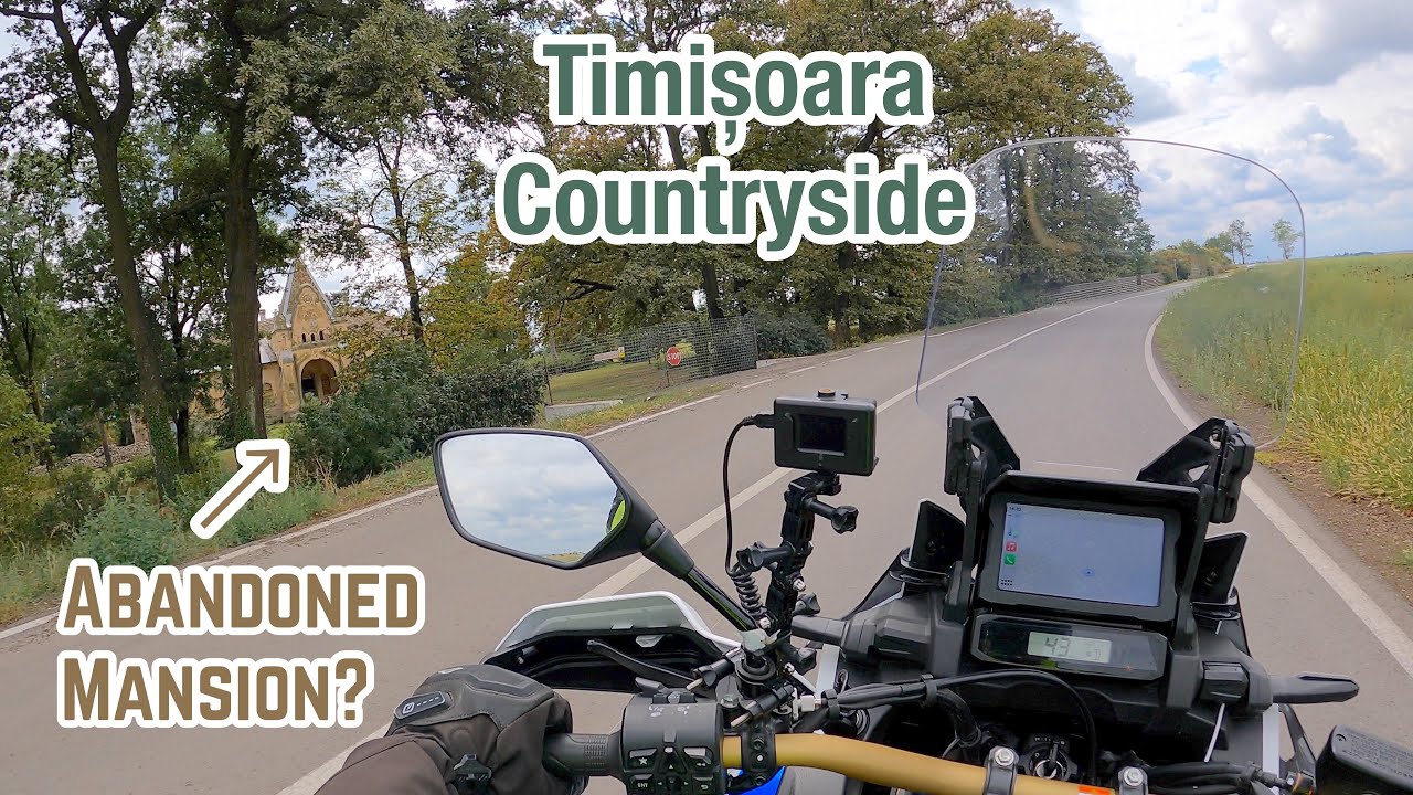 Ride on - The countryside around Timișoara on Africa Twin