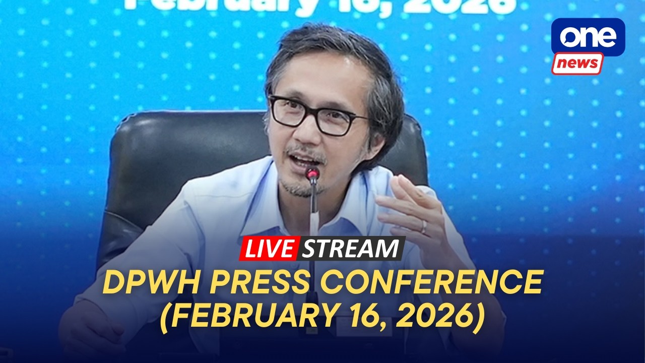 LIVE | DPWH holds press conference (February 16, 2026)