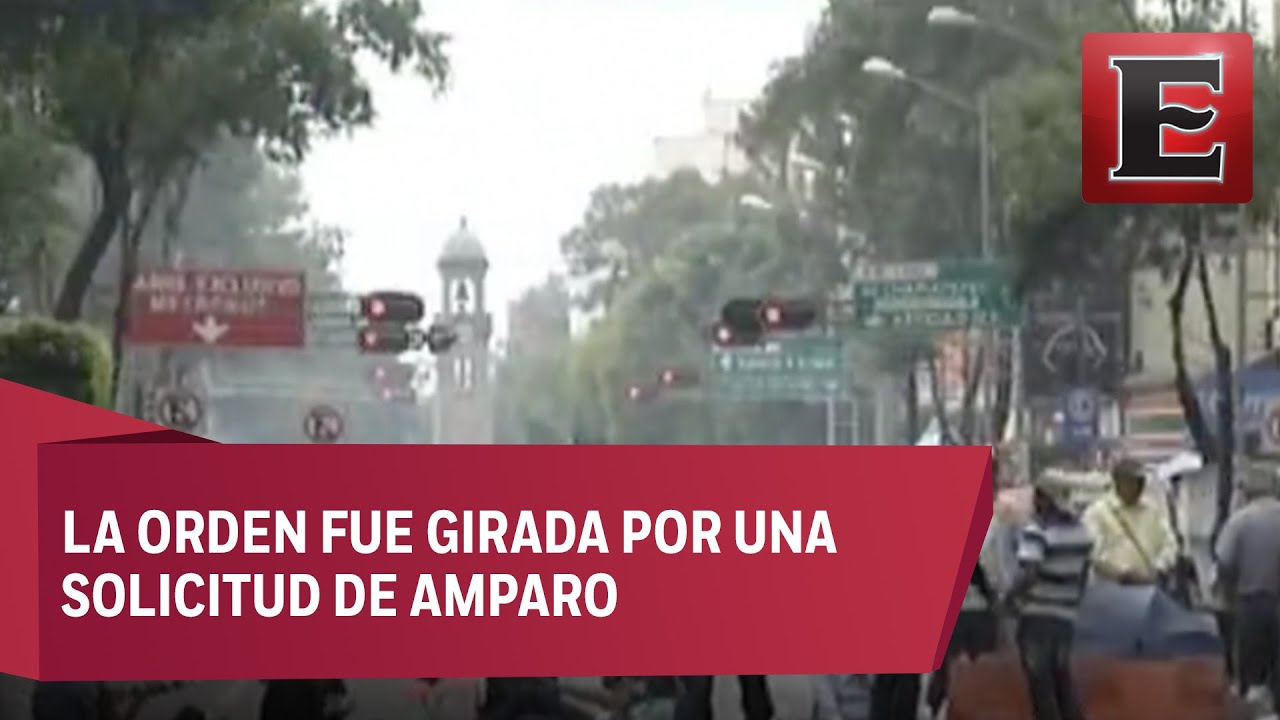 Juez dicta orden para retirar vallas met&aacute;licas de Bucareli
