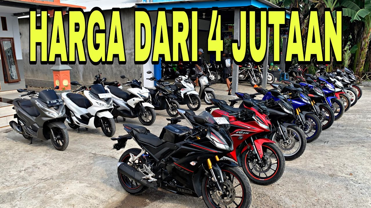DIOBRAL HARGA 4 JUTAAN SURAT WAJIB LENGKAP SEMUA ADA MOTOR SPORT DAN JUGA MATIC