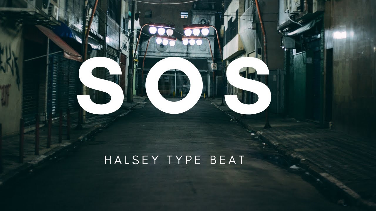 HALSEY Type Beat - SOS | GUITAR, TRAP instrumental |