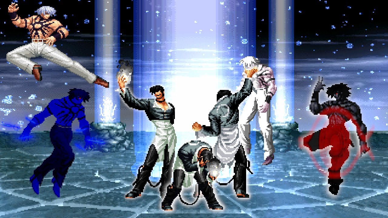[KOF Mugen] Flames Iori Yagami VS. Orochi Team
