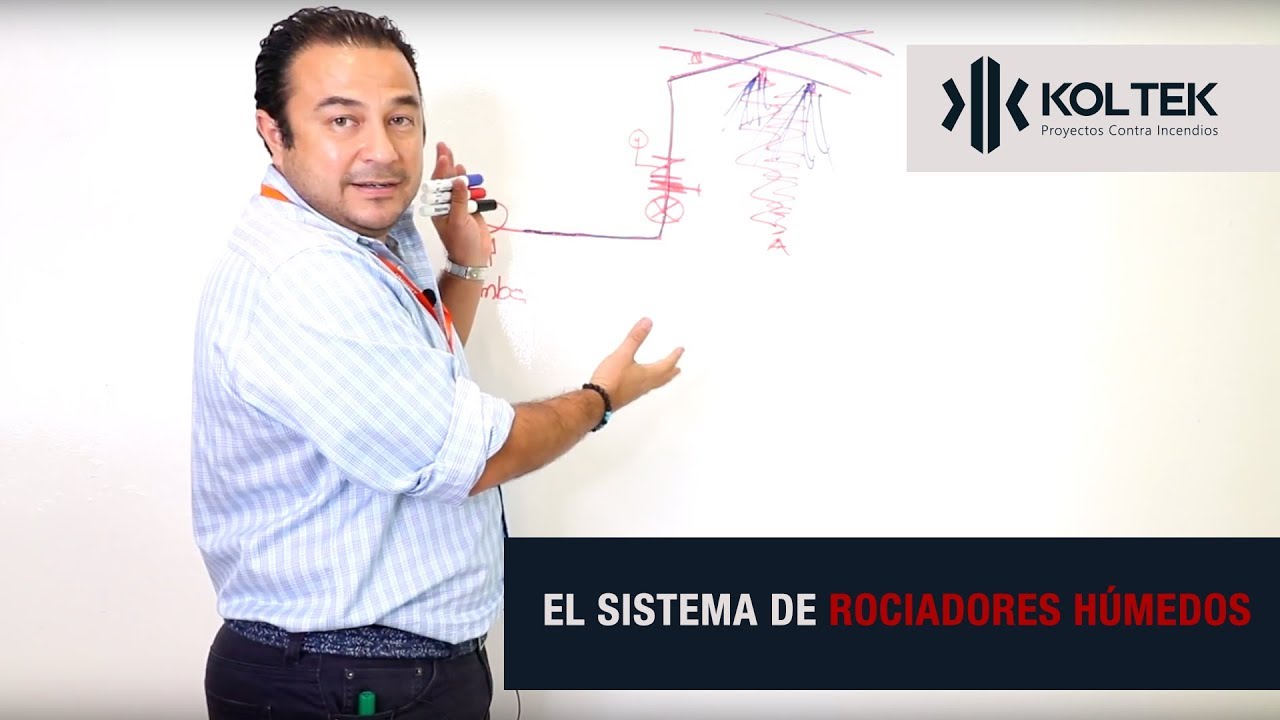 El sistema de rociador h&uacute;medo