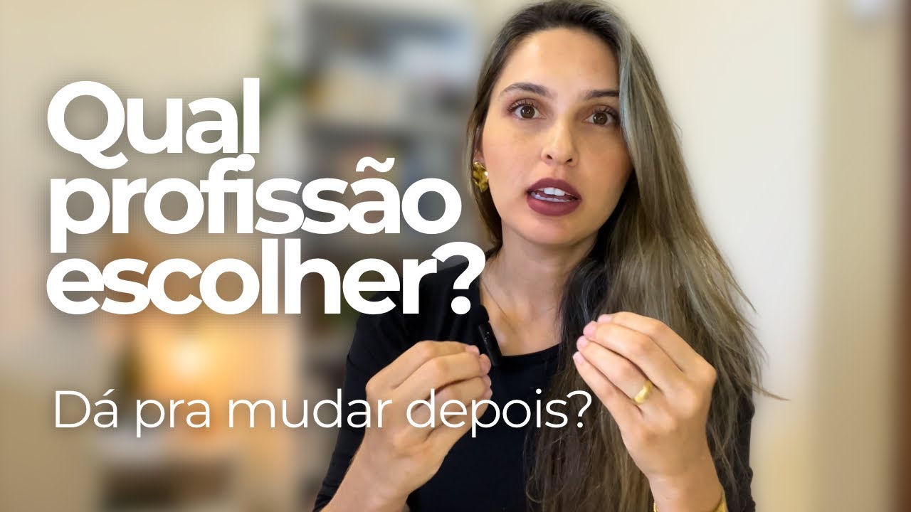 Escolha da profissão, transição de carreira,  recomeços e propósito. (Um papo sincero)