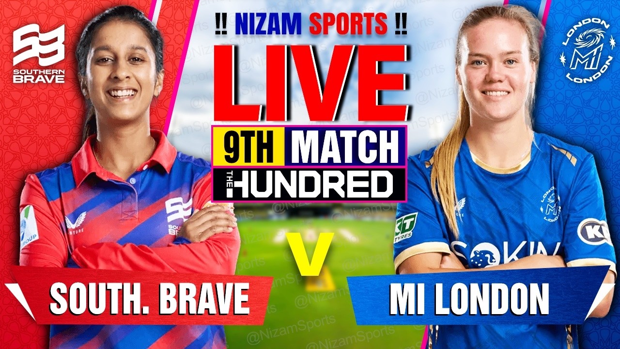 🔴Live: Southern Brave Women vs MI London Women | 9th Match | Live Cricket Score & Commentary
