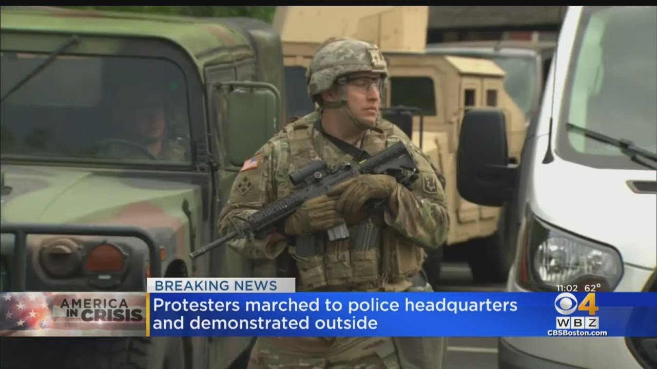 National Guard Responds To Brockton After Protesters Clash With Police