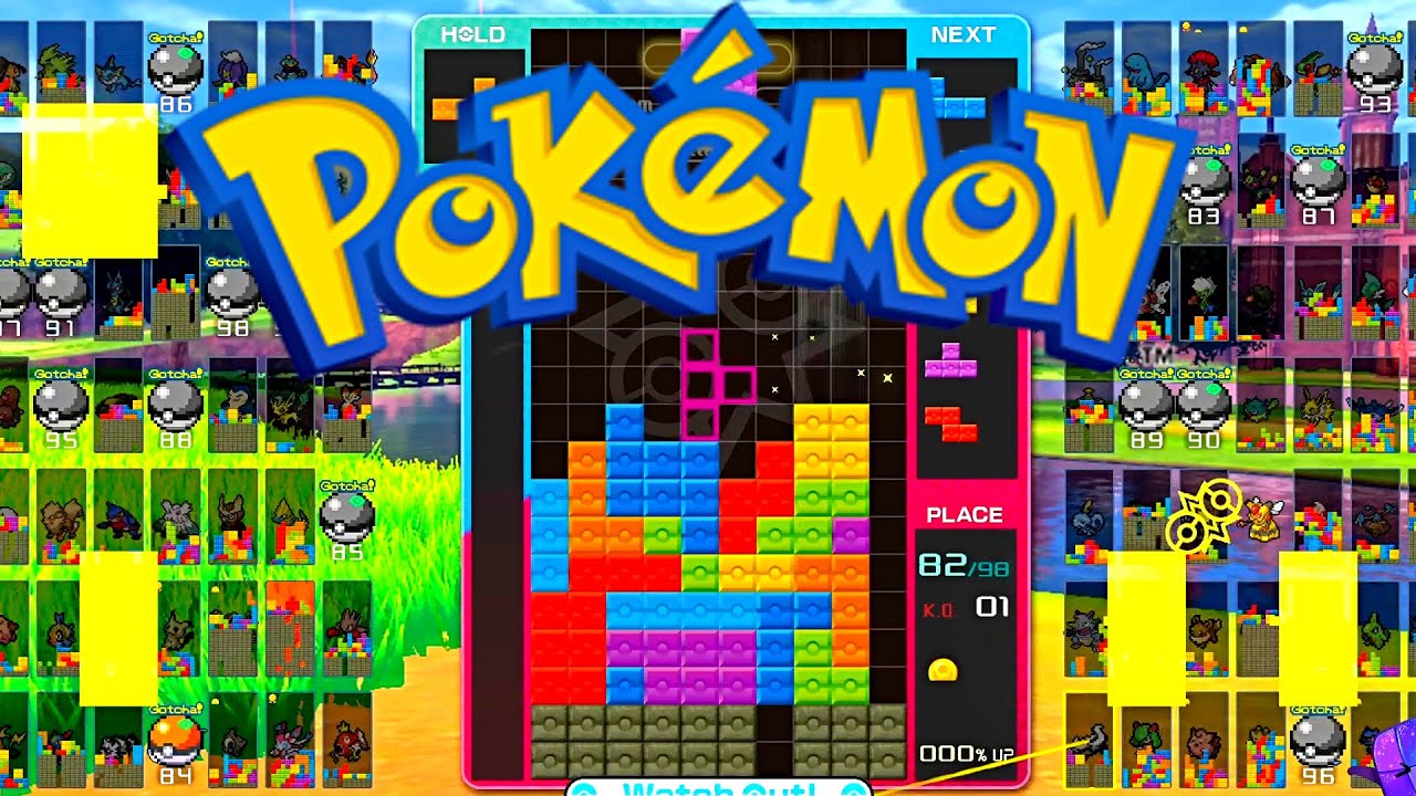 Tetris 99 Battle Royale ⚔️ Pokemon Design + All Themes & Win