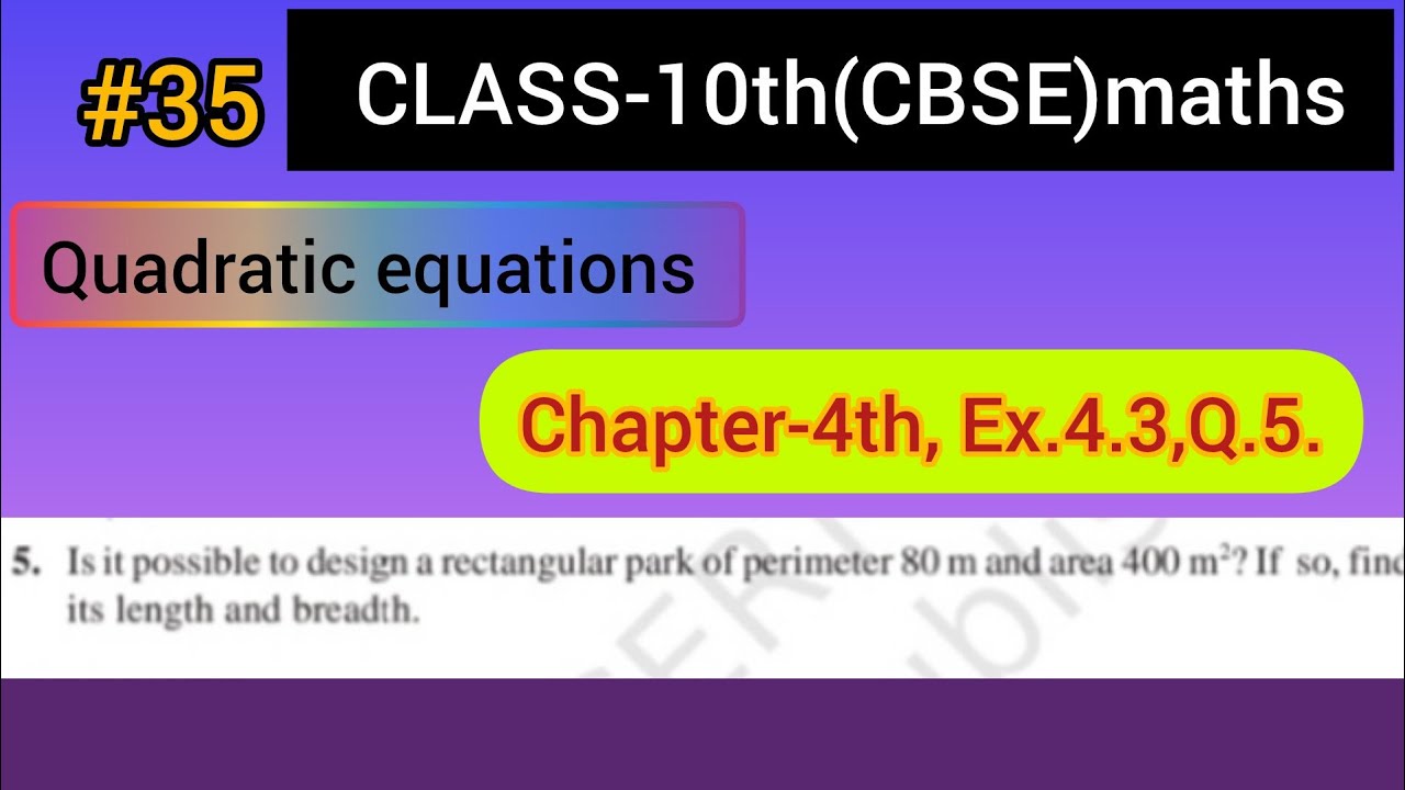 CLASS-10th(CBSE),Maths,Chapter-4th,Ex.4.3,Q5..###maths