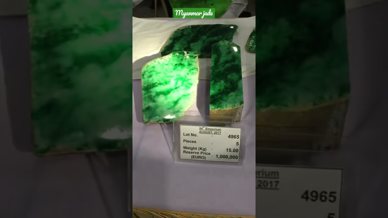 Myanmar rough jade price &euro;1million