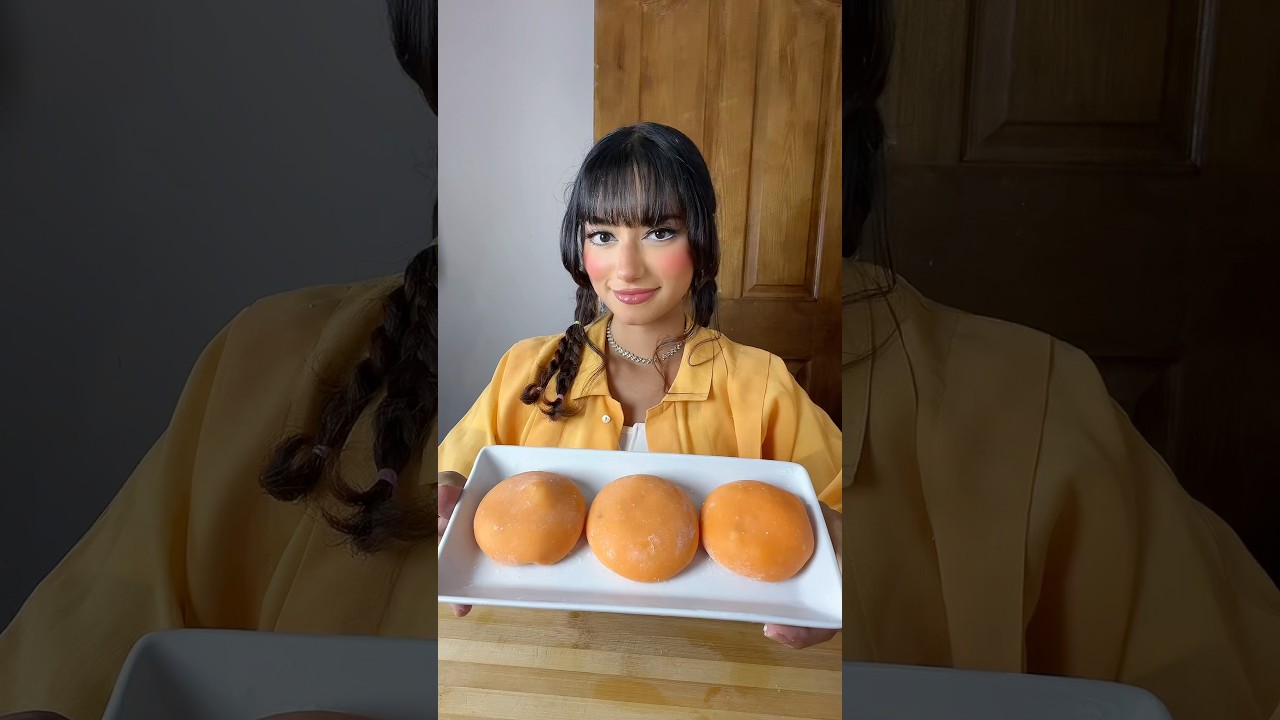 الموتشي بطريقه سهله لازم تجربوها😋 #food #egypt #mochi #japan #explore #fyp #recipe