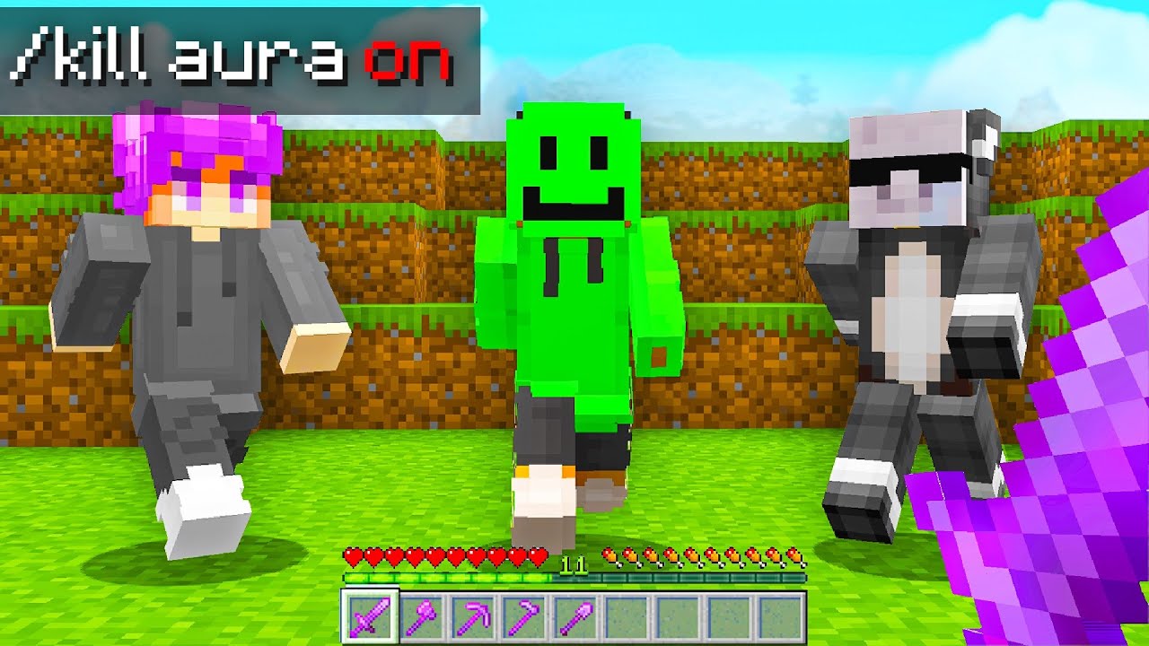 CHEATUJE przez 24H na 100 SERWERACH MINECRAFT