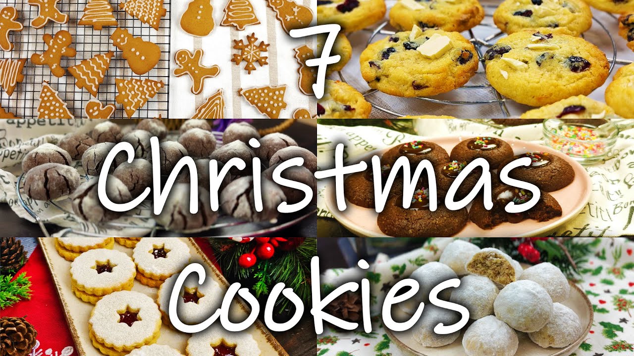 7 EASY Christmas Cookies! Holiday Sweets Recipes