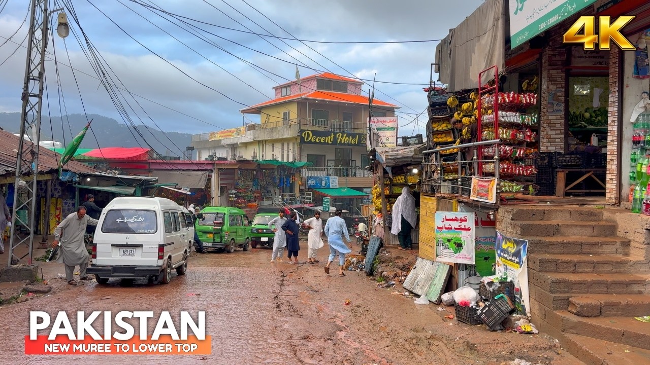 🇵🇰 Deep Inside Murree&rsquo;s Rain-Drenched Pines: New Murree, Patriata & Lower Topa&rsquo;s Hidden Streets 4K