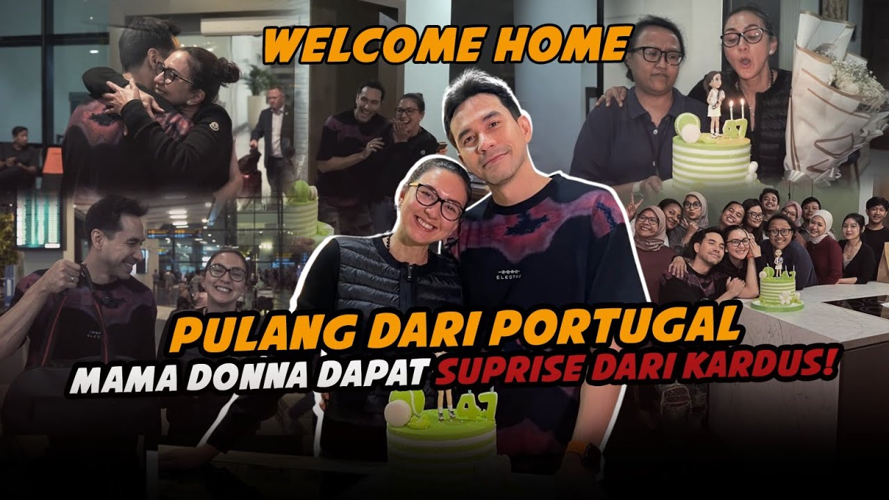 MISSION COMPLETED! MAMA DONNA KAGET DAPAT SUPRISE BIRTHDAY DARI PAPA DAN KARDUS!
