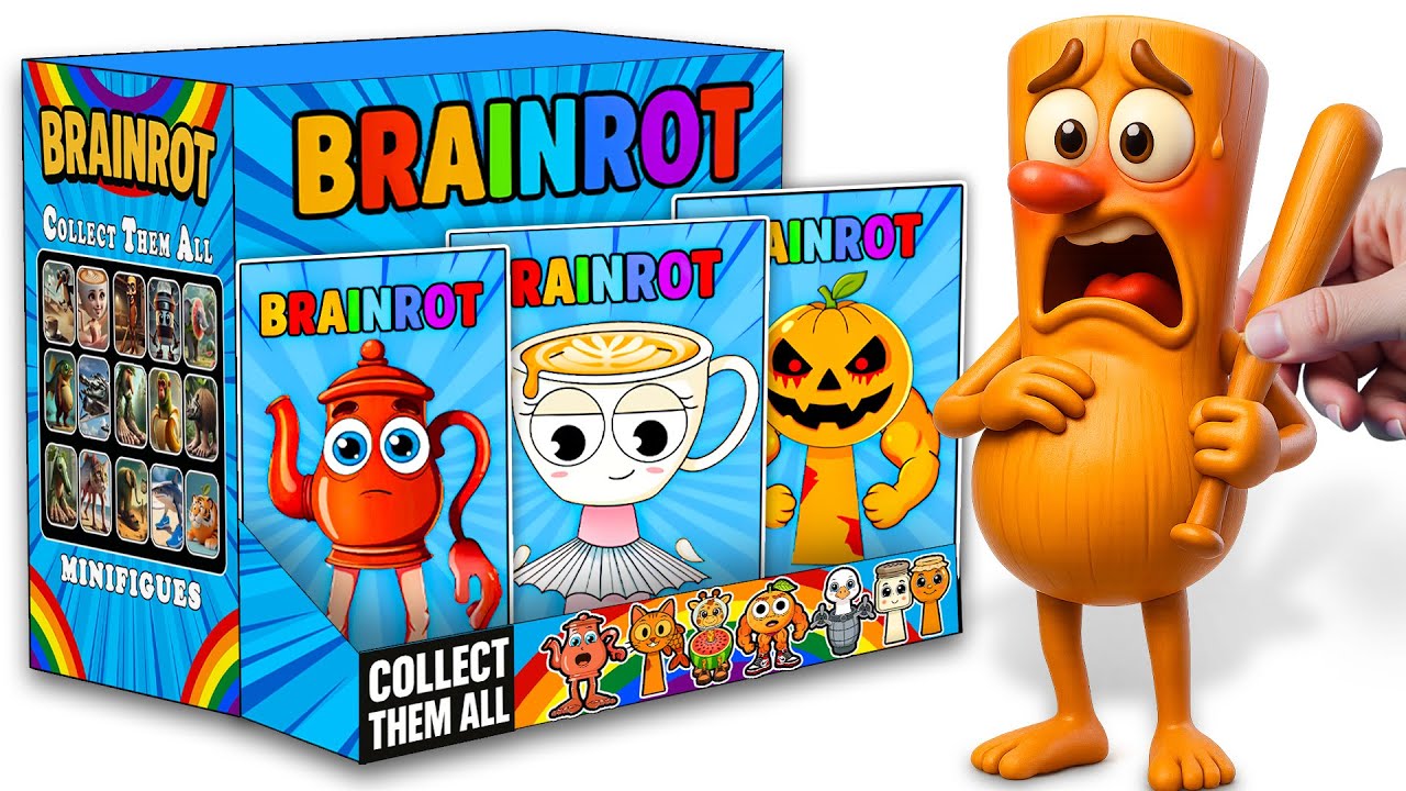 UNBOXING Italian Brainrot MYSTERY BOX at 3 AM! TUNG TUNG TUNG SAHUR Pregnant Blind Box 💖Paper DIY💖