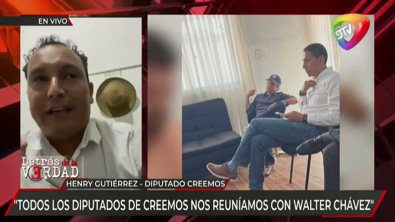 Diputado asegura que Walter Chávez instruía a Creemos El diputado de Creemos Henry Gutiérrez
