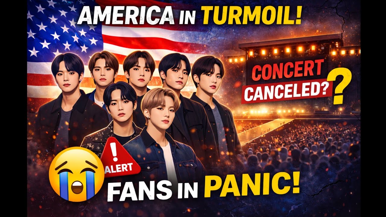 😭 FANS PANIC! America in Turmoil, Could the BTS Concert Be Canceled?