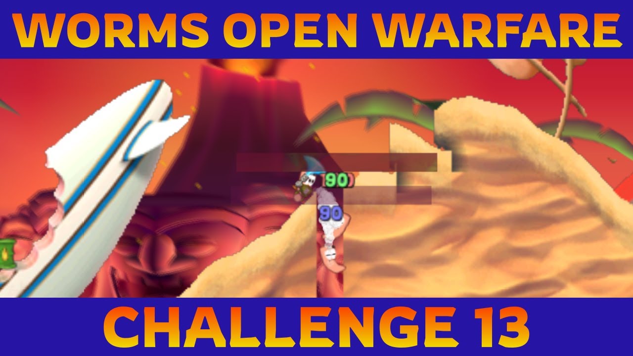 Worms Open Warfare - Challenge 13 Speedrun Tutorial