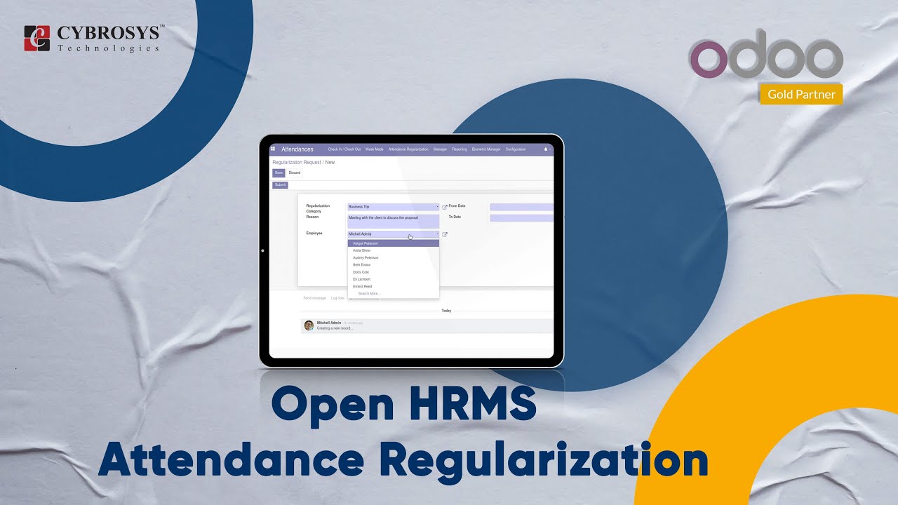 Open HRMS Attendance Regularization | Odoo Apps |