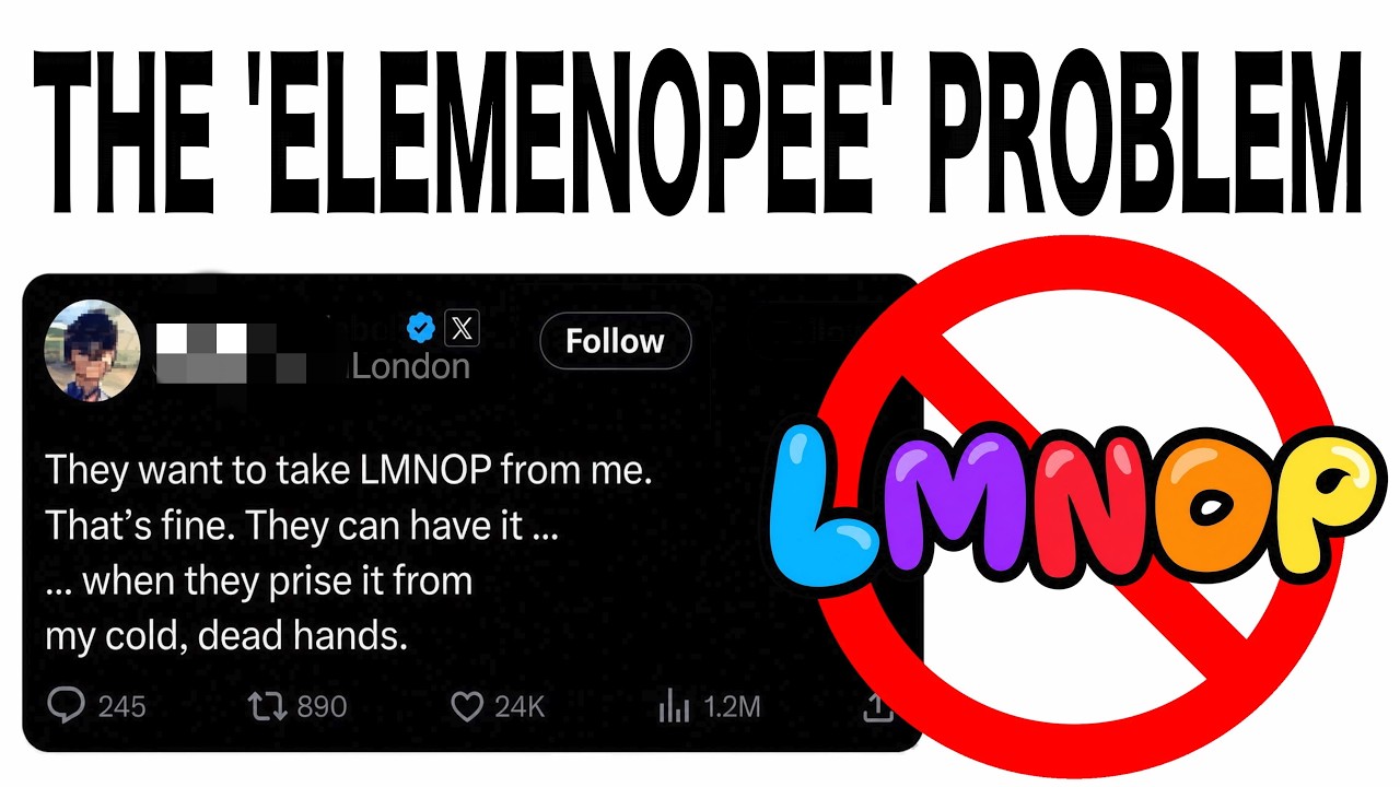 Они взяли LMNOP из песни про алфавит, и люди злятся.